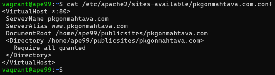 Konffitiedoston sisältö