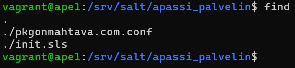Hakemistopuu apassi_palvelin-hakemistosta